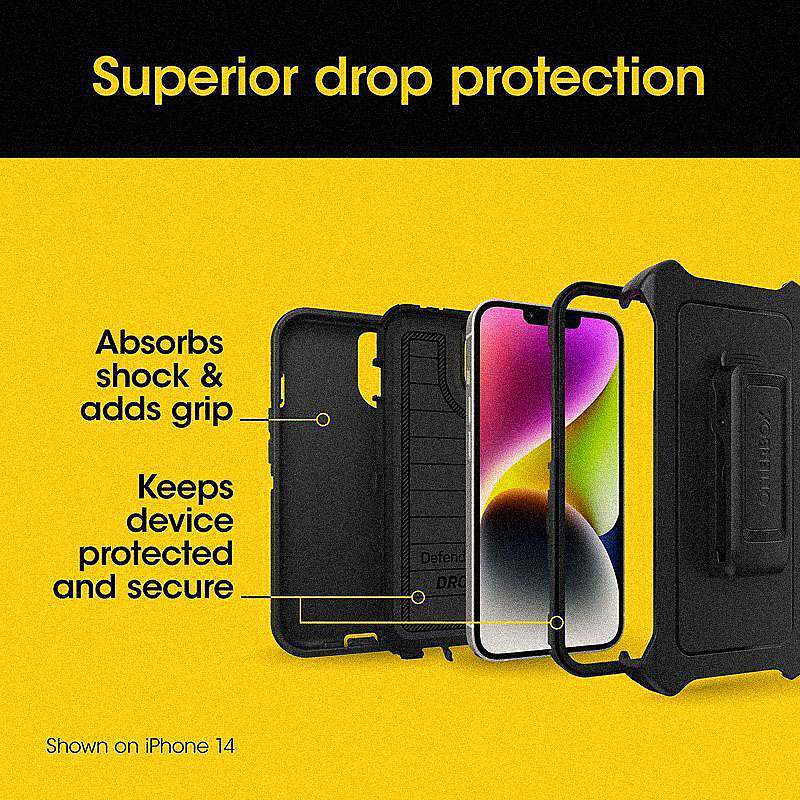 Defender Series Pro Case for iPhone 16e, iPhone 15, iPhone 14 and iPhone 13