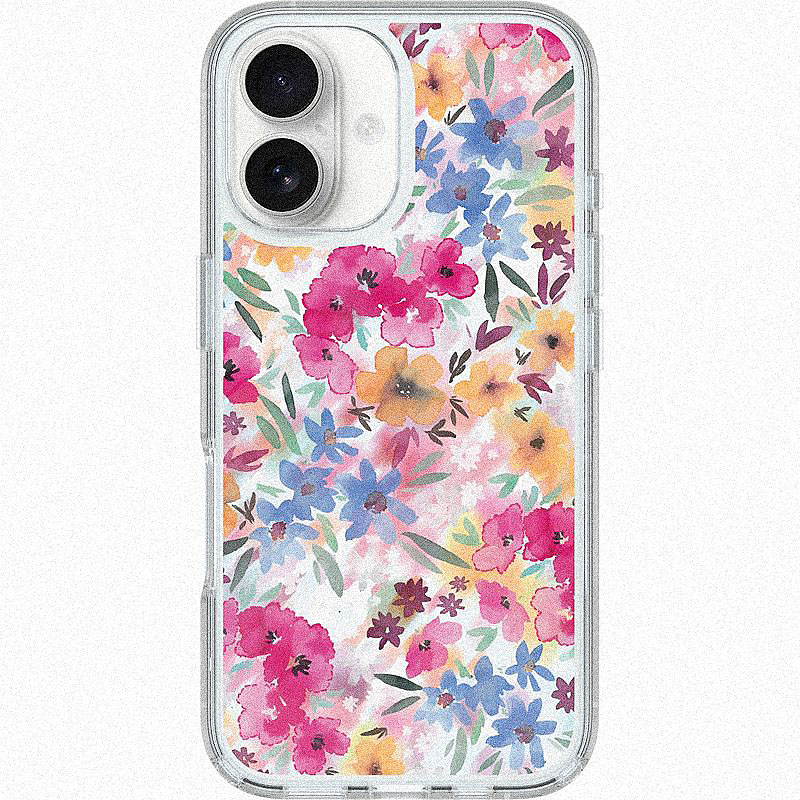 iPhone 16 Symmetry Series Clear for MagSafe Confetti of Blossoms Case