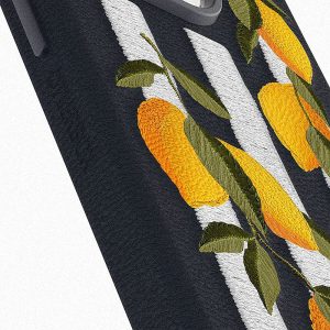 iPhone 15 Pro Symmetry Series Cactus Leather Embroidery Case