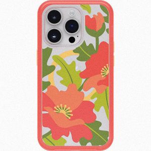 iPhone 14 Pro Symmetry Series Clear Case for MagSafe Fluttering Flora